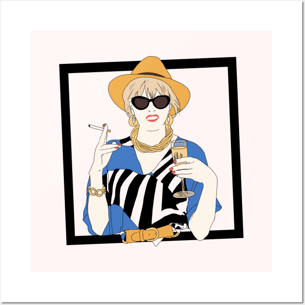 Patsy Stone Abfab aperitif absolutely Fabulous Wall Art by Mimie20